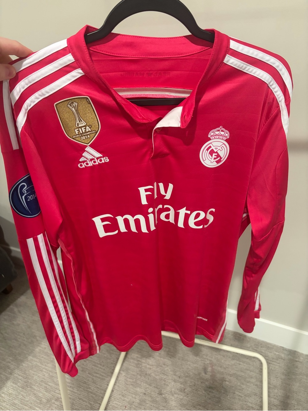 Adidas Ronaldo Real Madrid Fly Emirates Long-Sleeve Jersey - Picture 3 of 5